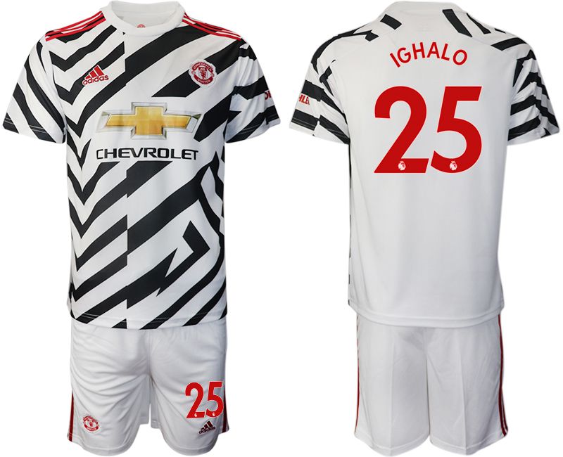 Men 2020-2021 club Manchester united away #25 white Soccer Jerseys->manchester united jersey->Soccer Club Jersey